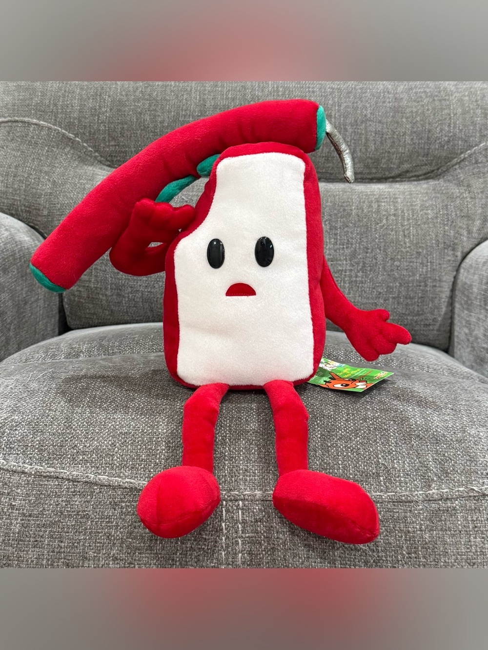 VTG 1999 Stuffins Rudolph: Misfit Jelly Pistol Toy Plushie 18” CVS Exclusive
